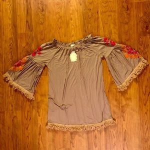 NWT Velzera Boho Mini Dress
